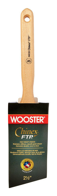 Wooster 2 1/2 in. W Angle Chinex Paint Brush
