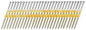 Senco KD28APBSN Collated Nail, Plastic Strip Collation, 3-1/4 in L, Steel, Bright Basic, Full Round Head