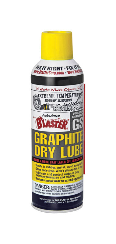 Blaster 8-GS Graphite Dry Lube Spray 5.5 oz Blaster 8-GS Graphite Dry Lube Spray 5.5 oz