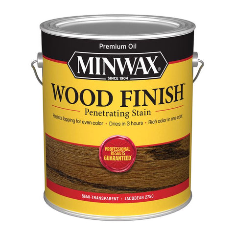 Minwax Wood Finish 710820000 Wood Stain, Jacobean, Liquid, 1 gal, Can, Pack of 2