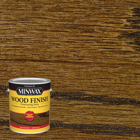 Minwax Wood Finish 710820000 Wood Stain, Jacobean, Liquid, 1 gal, Can, Pack of 2