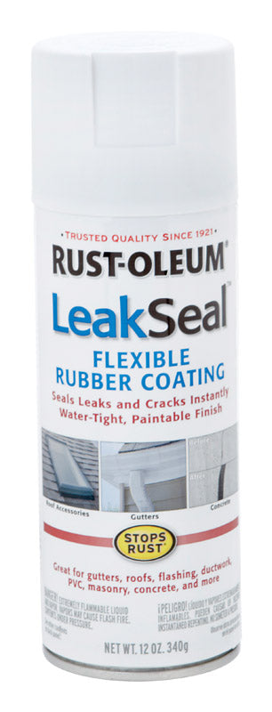 Rust-Oleum LeakSeal Rubberized Flexible Rubber Sealant 12 oz. White