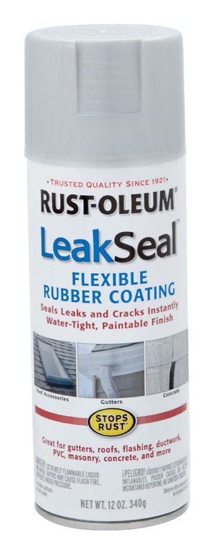 Rust-Oleum LeakSeal Rubberized Flexible Rubber Sealant 12 oz. Aluminum
