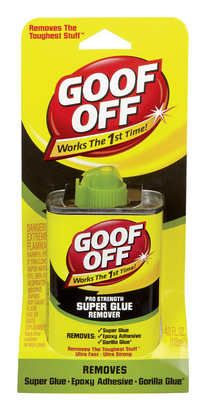 Goof Off Adhesive Remover 4 oz. Liquid