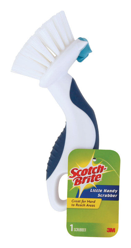 Scotch-Brite 505P-6 Little Handy Scrubber, Plastic Abrasive, 6.3 in L, 2-1/2 in W