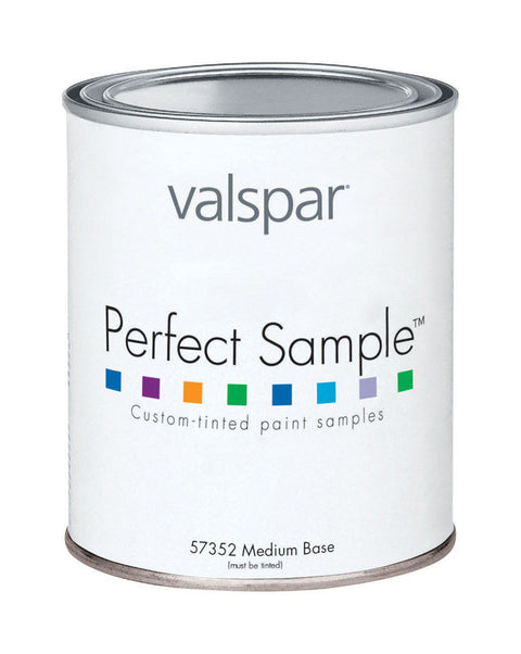 Valspar Interior Acrylic Latex Paint Sample Satin 1 pt. Medium Base