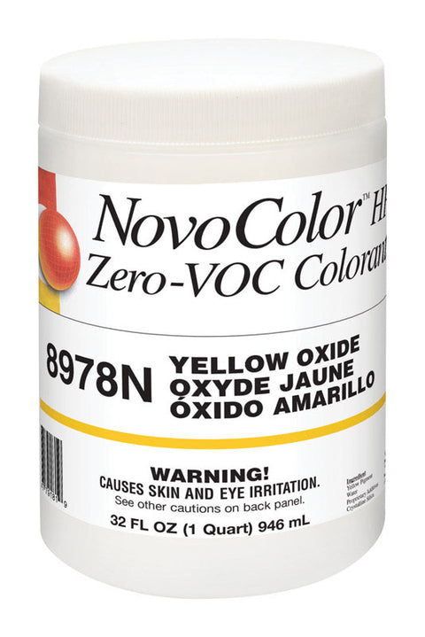 NovoColor HP C Yellow Iron Oxide Paint Colorant 1 qt.
