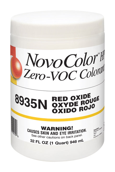 NovoColor HP F Red Iron Oxide Paint Colorant 1 qt.