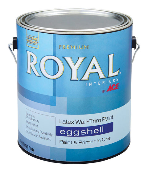 Ace Royal Interior Acrylic Latex Wall & Trim Paint Eggshell 1 gal. Mid-Tone High-Hiding Base