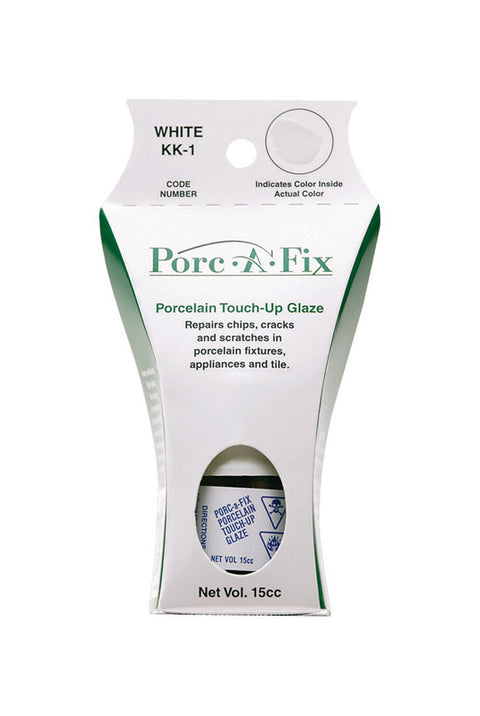 Porc-A-Fix Porcelain White Touch-Up Glaze 0.5 oz.