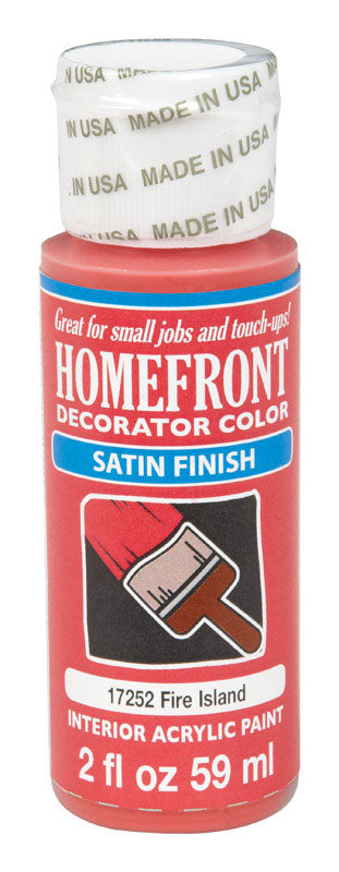Homefront Satin Fire Island Hobby Paint 2 oz.