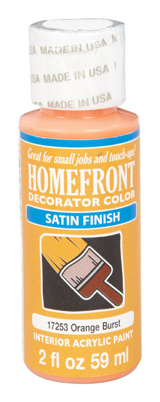 Homefront Satin Orange Burst Hobby Paint 2 oz.
