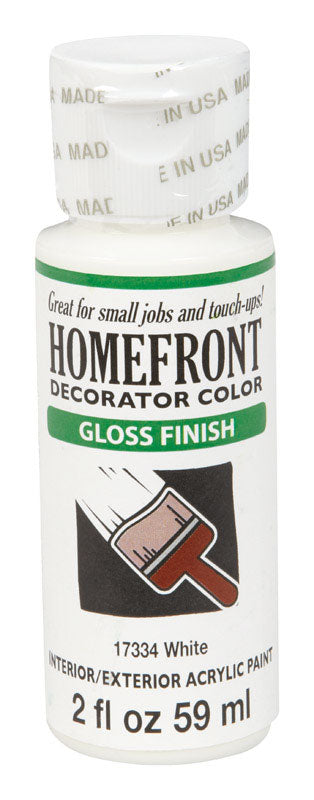 Homefront Gloss White Hobby Paint 2 oz.
