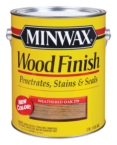 Minwax Wood Finish Transparent Oil-Based Wood Stain Weathered Oak 1 gal.