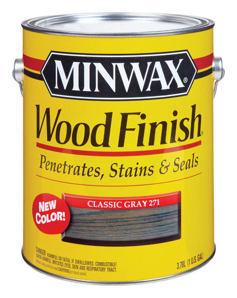 Minwax Wood Finish Transparent Oil-Based Wood Stain Classic Gray 1 gal.
