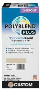 Custom Polyblend PBPG38210 Non-Sanded Grout, Bone, 10 lb Box