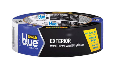 Scotch 1.41 in. W x 45 yd. L Exterior Painter's Tape Blue 1 pk