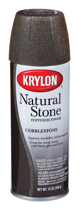 Krylon Cobblestone Textured Natural Stone Spray Paint 12 oz.