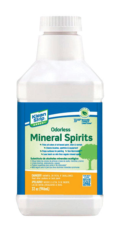 Klean Strip Green Odorless Mineral Spirits 32 oz.