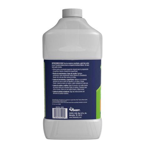 Klean Strip Green Mineral Spirits Oil-Based Thinner 1 gal, Pack of 4