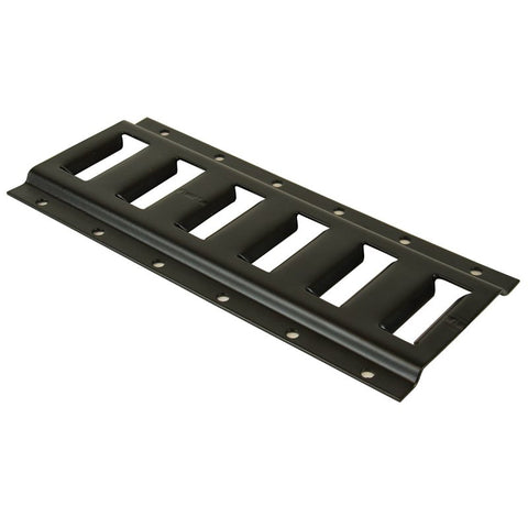 Keeper 47800 E-Track, Horizontal, Steel, Black