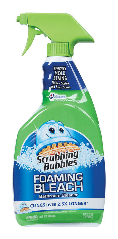 Scrubbing Bubbles No Scent Bathroom Cleaner 32 oz Foam, Pack of 8