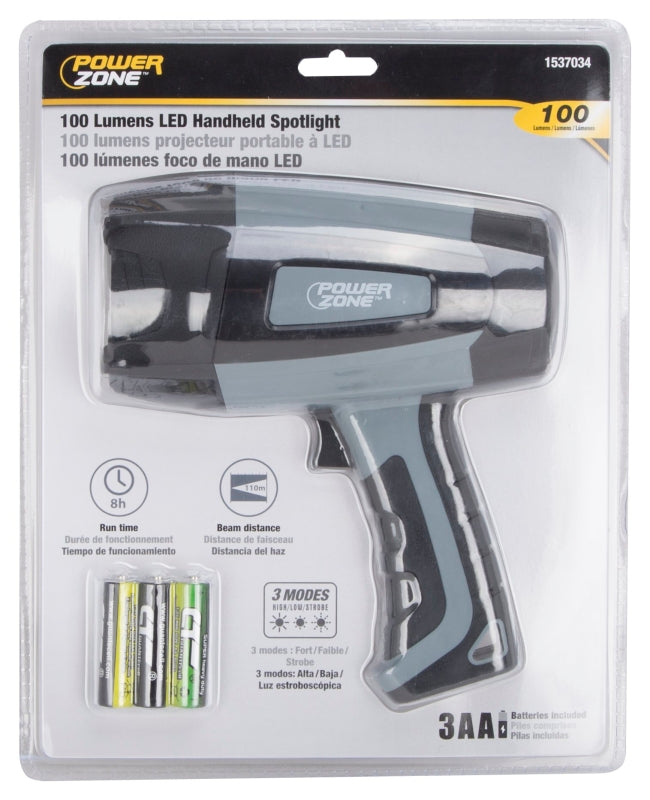 豪華 PowerZone 18102203 Handheld Spot Light, 1.5 (For Batteries クラブ