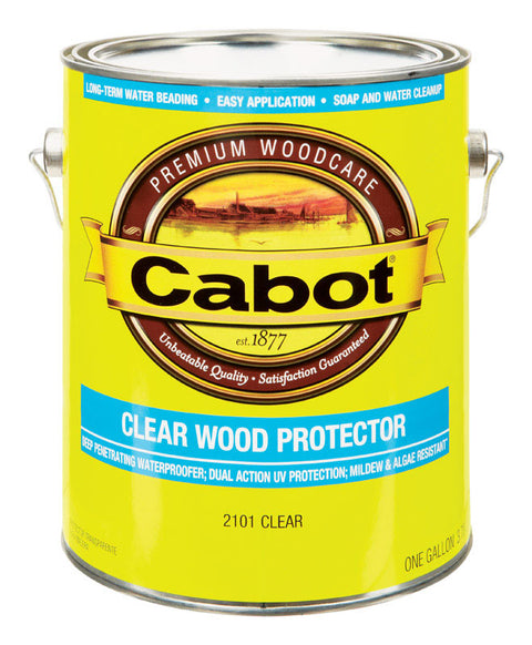 Cabot Clear Water-Based Wood Protector Clear 1 gal.