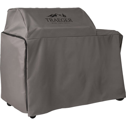 Traeger BAC775 Full-Length Grill Cover, 23 in W, 70 in D, 46 in H, Polyester, Gray