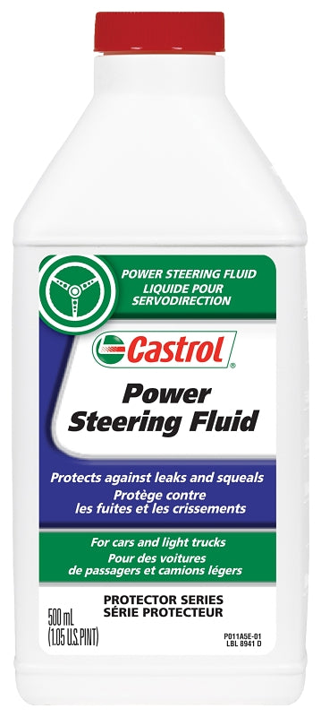 Castrol 00789-47 Power Steering Fluid, 500 mL, Pack of 12