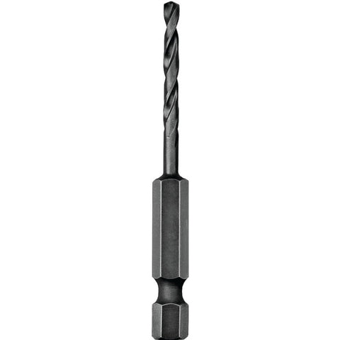 DEWALT DD5111 Impact Drill Bit, 11/64 in Dia, 2-15/16 in OAL, Spiral Flute, 1/4 in Dia Shank, Hex Shank