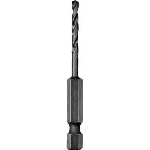 DEWALT DD5111 Impact Drill Bit, 11/64 in Dia, 2-15/16 in OAL, Spiral Flute, 1/4 in Dia Shank, Hex Shank