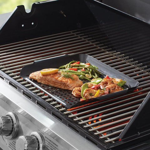 Mr. BAR-B-Q 06779Y Deep Grill Topper, Steel