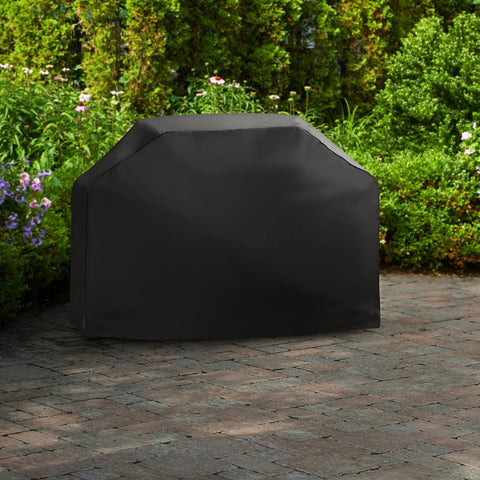 Mr. BAR-B-Q 07420NB Small/Medium Grill Cover, 20 in W, 40 in D, 55 in H, Polyester, Black