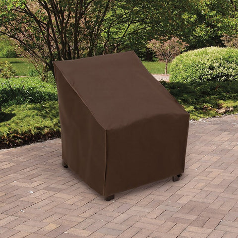 Mr. BAR-B-Q 07831BBGD Oversized Chair Cover, 33 in L, 35 in W, 36 in H, Brown