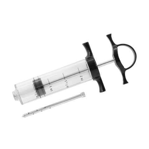 Mr. BAR-B-Q 40100Y Seasoning/Marinade Injector, 2 oz, Oversized Needle
