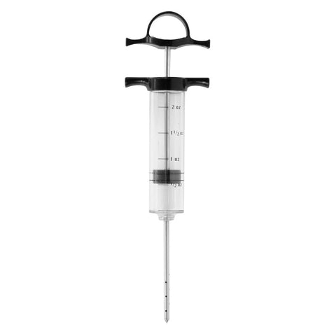 Mr. BAR-B-Q 40100Y Seasoning/Marinade Injector, 2 oz, Oversized Needle