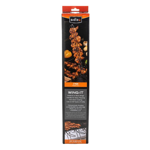 Mr. BAR-B-Q 06153Y The Wing-It Grill Rack