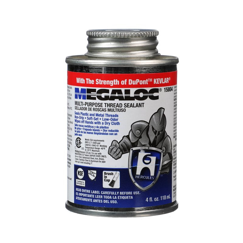 Hercules Megaloc 15804 Thread Sealant, 4 oz Can, Paste, Blue – Shell ...