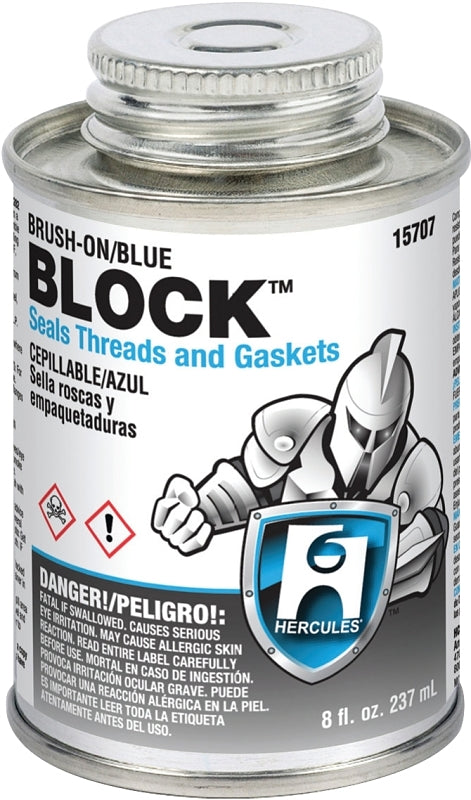 Hercules Brush-on Block 15703 Thread and Gasket Sealant, 4 oz, Can, Li ...