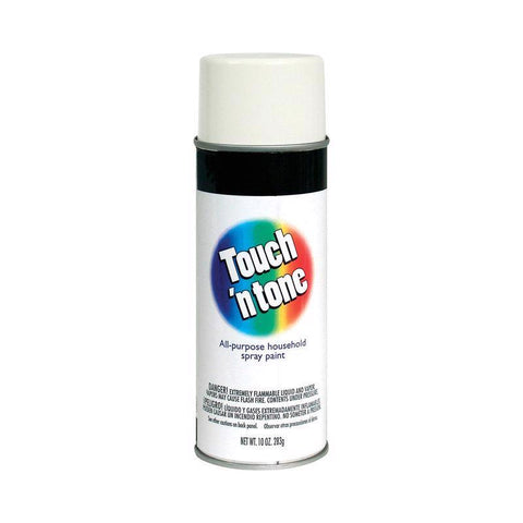 Rust-Oleum Touch n Tone Gloss White Spray Paint 10 oz, Pack of 6