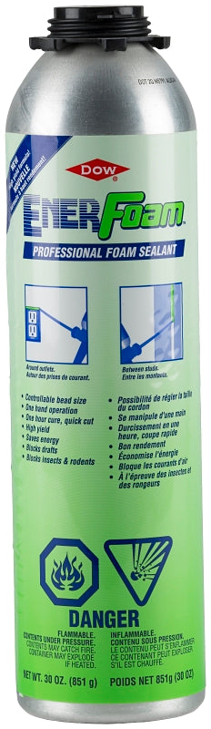 Dow ENERFOAM 342104 Foam Sealant, Off White, 25 to 120 deg F, 30 oz