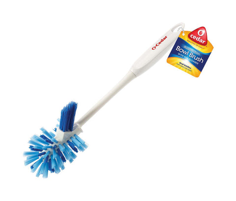 Libman Big Job 3 in. W Hard Bristle 12 in. Plastic/Rubber Handle Brush and Caddy