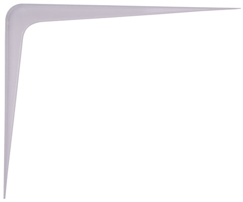 ProSource 21142PHL-PS Shelf Bracket, 170 lb/Pair, 14 in L, 12 in H, Steel, White, Pack of 20