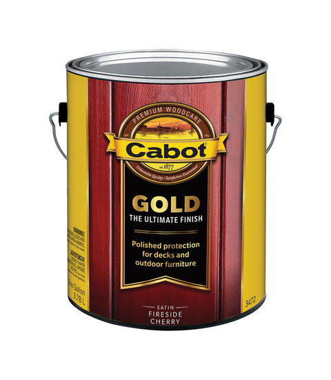 Cabot Gold Transparent Deck Vanish Fireside Cherry 1 gal.
