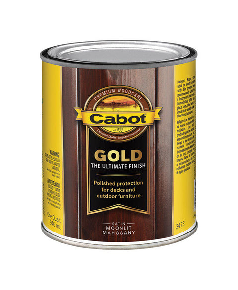 Cabot Gold Transparent Deck Varnish Moonlit Mahogany 1 qt.