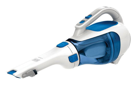 Black+Decker Bagless Hand Vac Cyclonic Blue and White