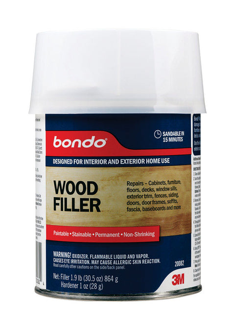 Bondo Medium Brown Wood Filler 1 qt.