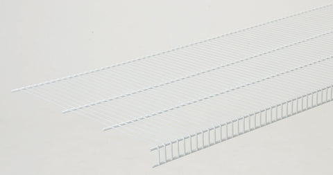 ClosetMaid 37403 Wire Shelf, 130 lb, 20 in L, 144 in W, Steel, White, Pack of 6