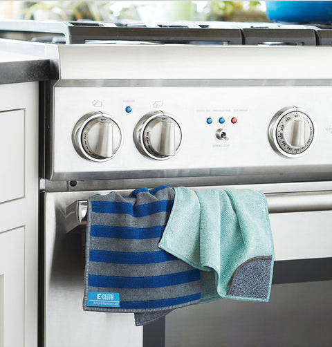 e-cloth 10601 Kitchen Cloth Set, Polyamide/Polyester, Blue/Green